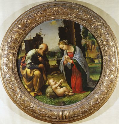 Adoration of the Child by Fra Bartolommeo